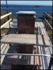 Harwich MA Chimney masonry repair and scaffolding